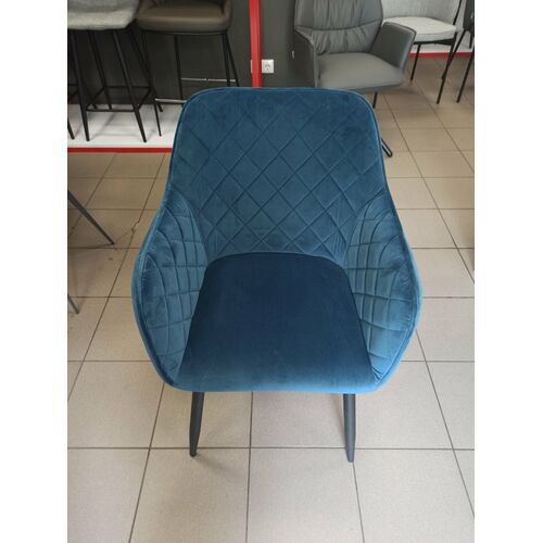  Кресло обеденное ANTIBA (Антиба) ткань полуночный синий - Фото №4