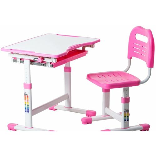Комплект FunDesk Парта и стул-трансформеры Sole Pink - Фото №3