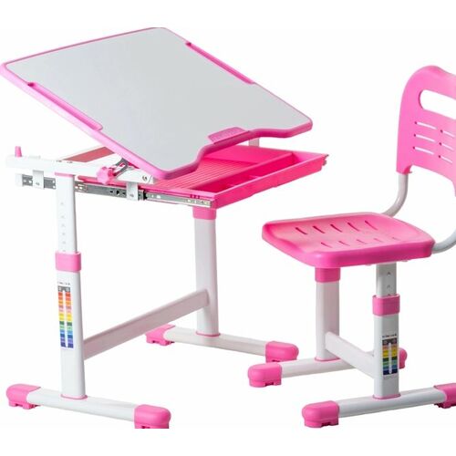 Комплект FunDesk Парта та стілець-трансформери Sole Pink - Фото №4