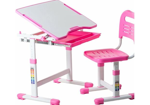 Комплект FunDesk Парта и стул-трансформеры Sole Pink - Фото №2