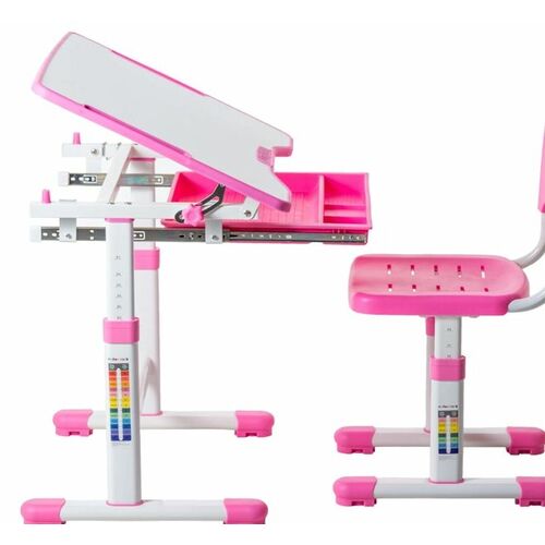 Комплект FunDesk Парта и стул-трансформеры Sole Pink - Фото №5