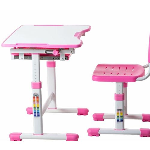 Комплект FunDesk Парта та стілець-трансформери Sole Pink - Фото №6