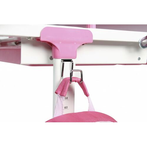 Комплект FunDesk Парта + стілець трансформери Lavoro Pink + лампа - Фото №7