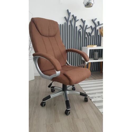 Кресло офисное Austin текстиль коричневый - Фото №3