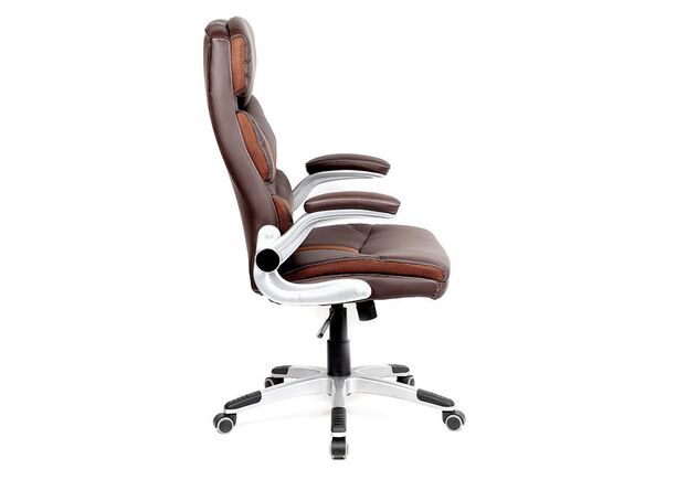 Кресло офисное Leland коричневое - Фото №2