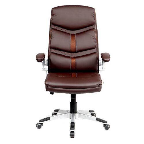 Кресло офисное Leland коричневое - Фото №3