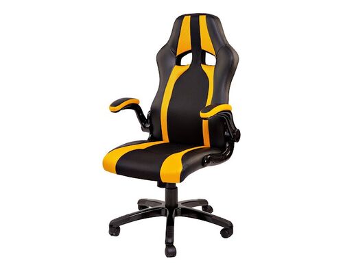 Кресло геймерское Miscolc black/yellow - Фото №1