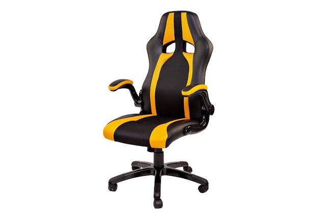 Кресло геймерское Miscolc black/yellow - Фото №1