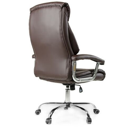 Кресло офисное Payson brown коричневый кожзам - Фото №3