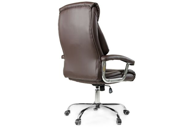 Кресло офисное Payson brown коричневый кожзам - Фото №2