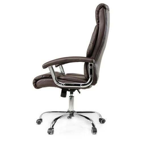 Кресло офисное Payson brown коричневый кожзам - Фото №2