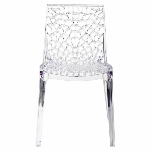 Cтул для кухни, кафе, ресторана GRANDSOLEIL GRUVYER transparente crystal clear прозрачный S6316TR - Фото №2