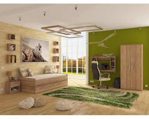 Комплект мебели в детскую комнату Б-104 Дуб Сонома - Фото №1