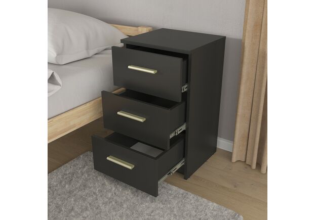 Комод А-24 Чорний Матовий - Фото №2