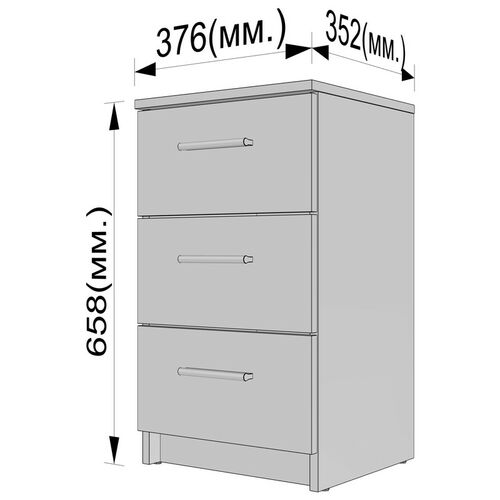 Комод А-24 Венге Темный - Фото №5