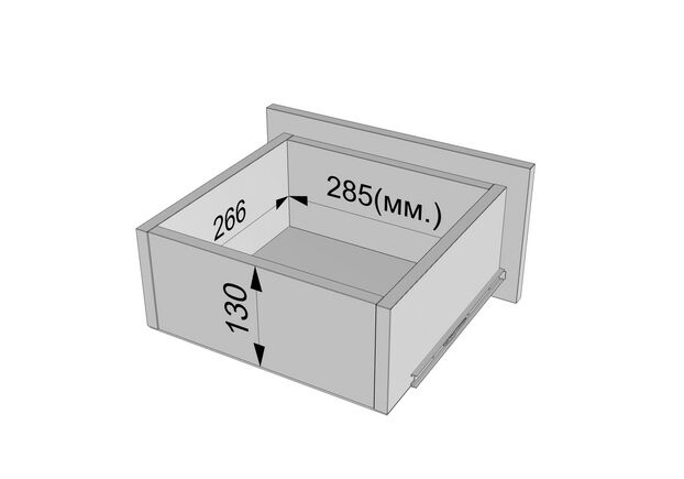 Комод А-24 Венге Темный - Фото №2