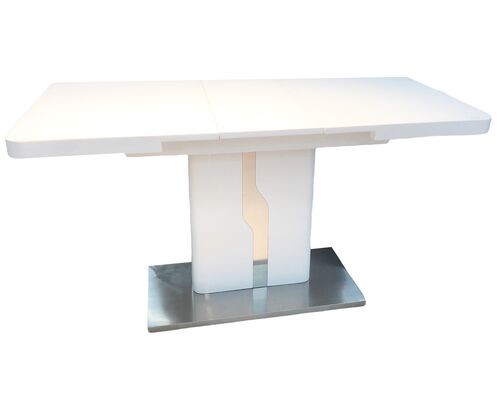 Стол обеденный раскладной Impulse Argo 110(145)x70 см белый - Фото №1