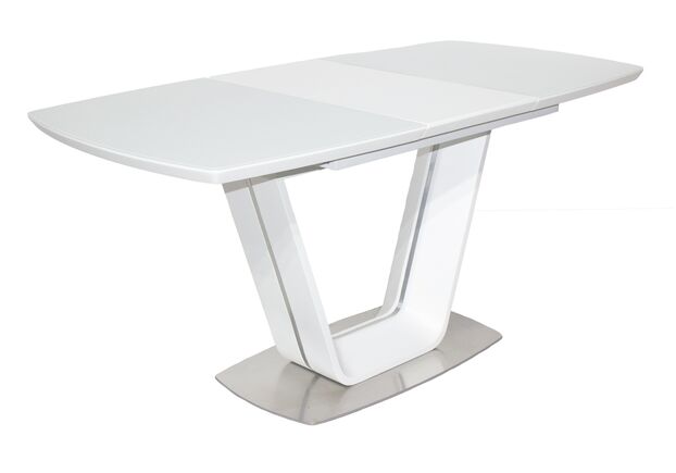 Стол обеденный раскладной Impulse Asti-2 120(160)x80 см белый - Фото №2