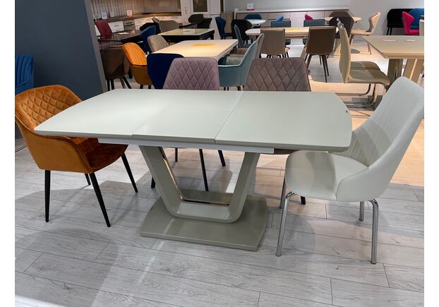 Стол обеденный раскладной Impulse Asti 120(160)x80 см капучино - Фото №2