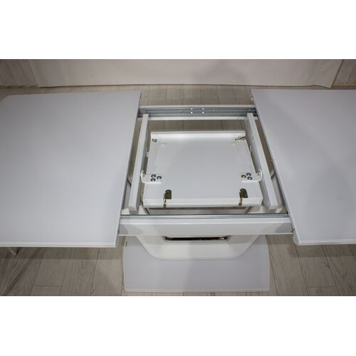 Стіл обідній розкладний Impulse Asti 120(160)x80 см білий - Фото №9