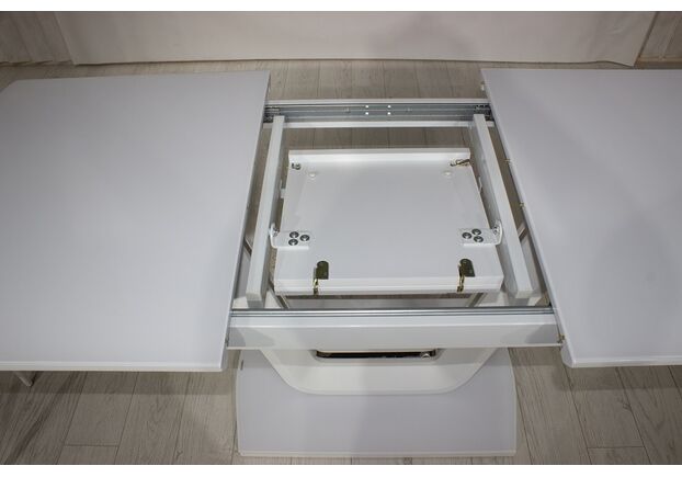 Стіл обідній розкладний Impulse Asti 120(160)x80 см білий - Фото №2