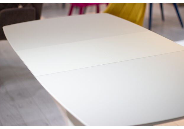 Стіл обідній розкладний Impulse Asti 120(160)x80 см білий - Фото №2