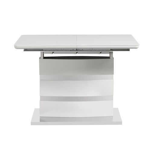 Стол обеденный раскладной Impulse HAMMER 110(170)x70 см светло-серый  - Фото №4