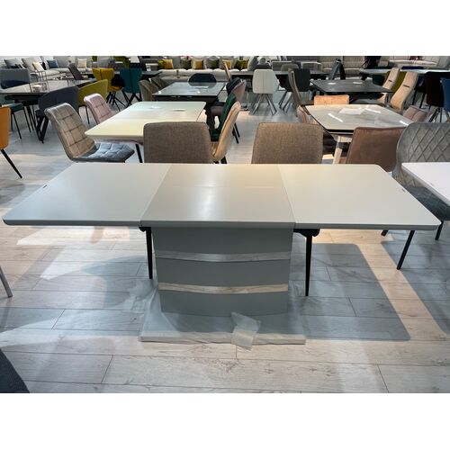 Стол обеденный раскладной Impulse HAMMER 110(170)x70 см светло-серый  - Фото №9