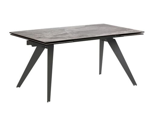 Стол обеденный раскладной Impulse Owen 160(240)x90 см серый керамика, металл - Фото №1