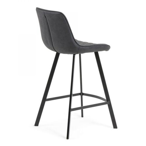 Полубарный стул La Forma Arian графит - Фото №3