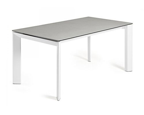 Обеденный стол La Forma Atta светло-серый - Фото №1