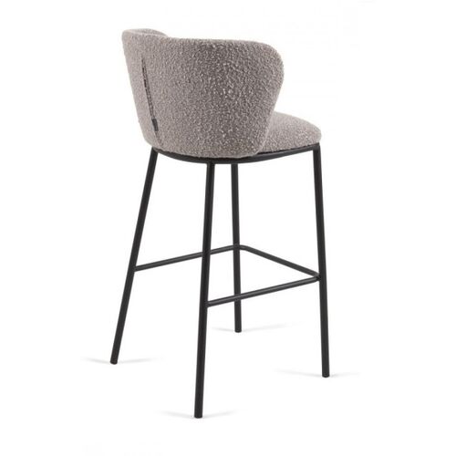 Барний стілець La Forma Ciselia сірий - Фото №3