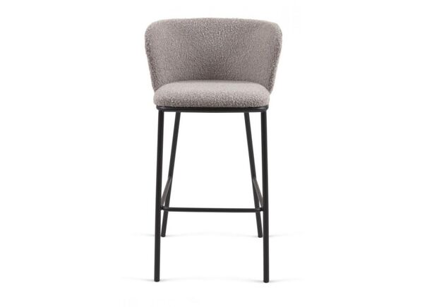 Барний стілець La Forma Ciselia сірий - Фото №2