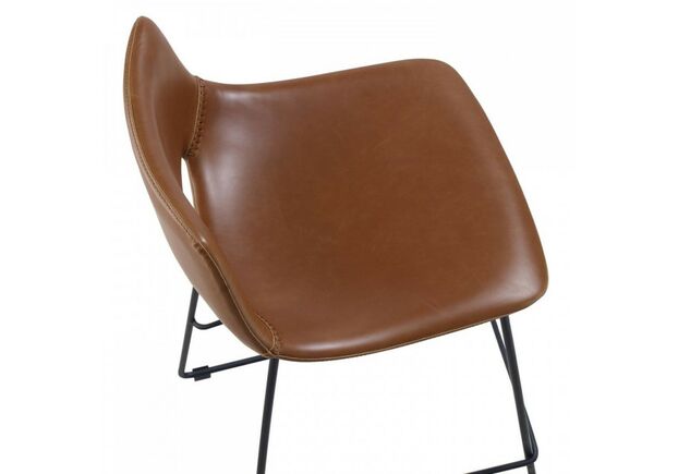 Полубарный стул La Forma Ziggy коричневый - Фото №2