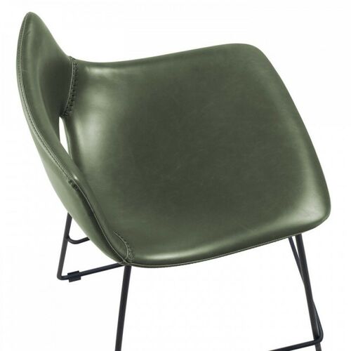 Полубарный стул La Forma Ziggy зеленый - Фото №4