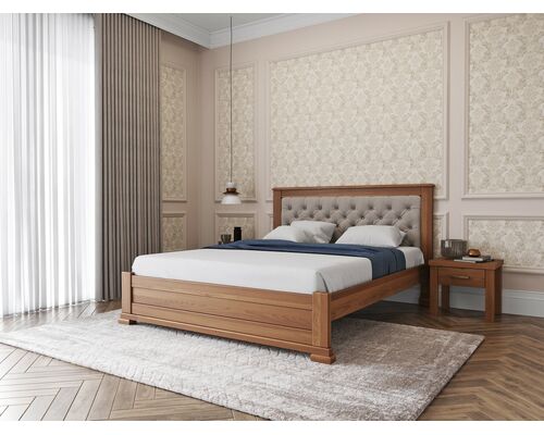 Двоспальне ліжко Лорд М50 160*200 см без підйомного механізму - Фото №1