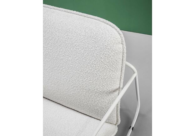 Кресло Monteur boucler зефирный, белый каркас - Фото №2