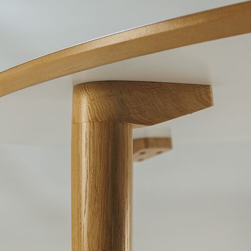 Стол Dan d-120 натуральный дуб - Фото №6