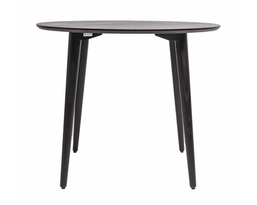 Стол Dan d-90 HPL Arpa 3408 Losa/черный - Фото №1