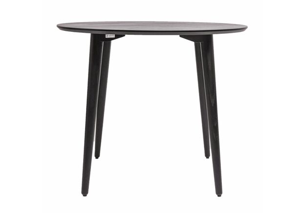 Стол Dan d-90 HPL Arpa 3408 Losa/черный - Фото №1