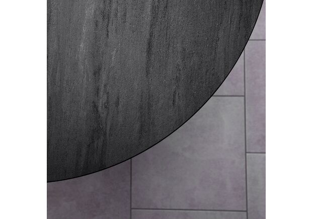 Стол Dan d-90 HPL Arpa 3408 Losa/черный - Фото №2