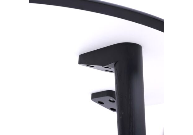 Стол Dan d-90 HPL Arpa 3408 Losa/черный - Фото №2