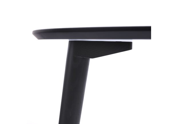 Стол Dan d-90 HPL Arpa 3408 Losa/черный - Фото №2