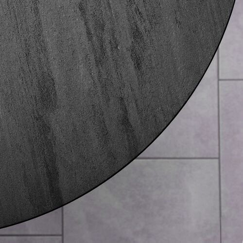 Стол Dan d-90 HPL Arpa 3408 Losa/черный - Фото №7