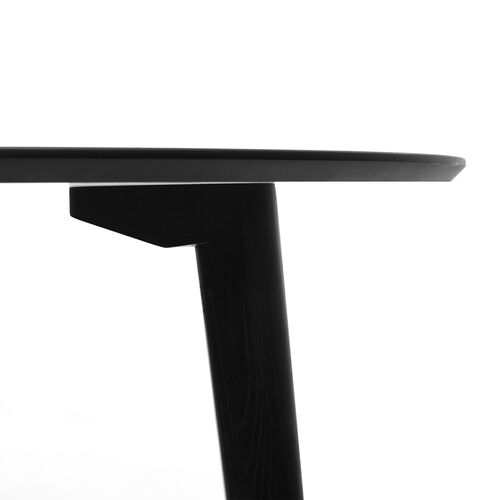 Стол Dan d-90 HPL Arpa 3408 Losa/черный - Фото №8