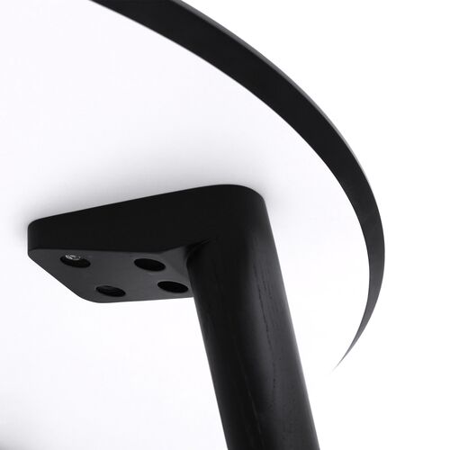 Стол Dan d-90 HPL Arpa 3408 Losa/черный - Фото №9