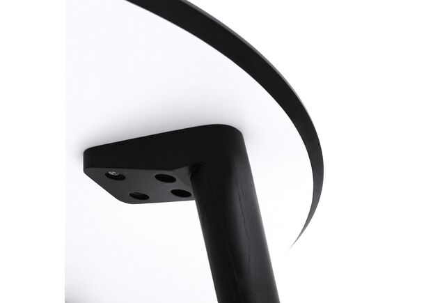 Стол Dan d-90 HPL Arpa 3408 Losa/черный - Фото №2