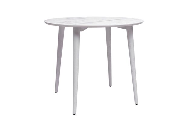 Стол Dan d-90 HPL Arpa 3346 Ker/белый - Фото №2