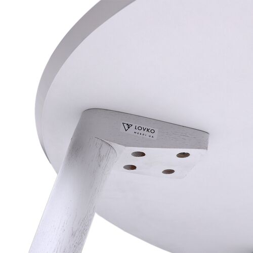 Стол Dan d-90 HPL Arpa 3346 Ker/белый - Фото №3