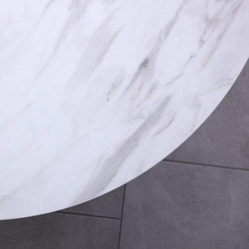 Стол Dan d-90 HPL Arpa 3346 Ker/белый - Фото №4